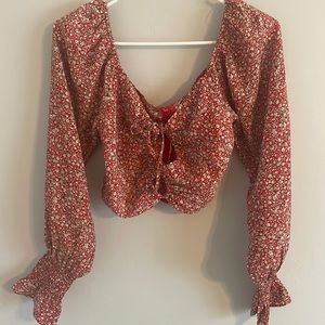 Long Sleeve Crop Top